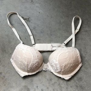 34A Victoria’s Secret White Lace Bra